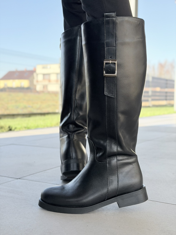 Kozaki OLEKSY ze skóry naturalnej Polskiej produkcji