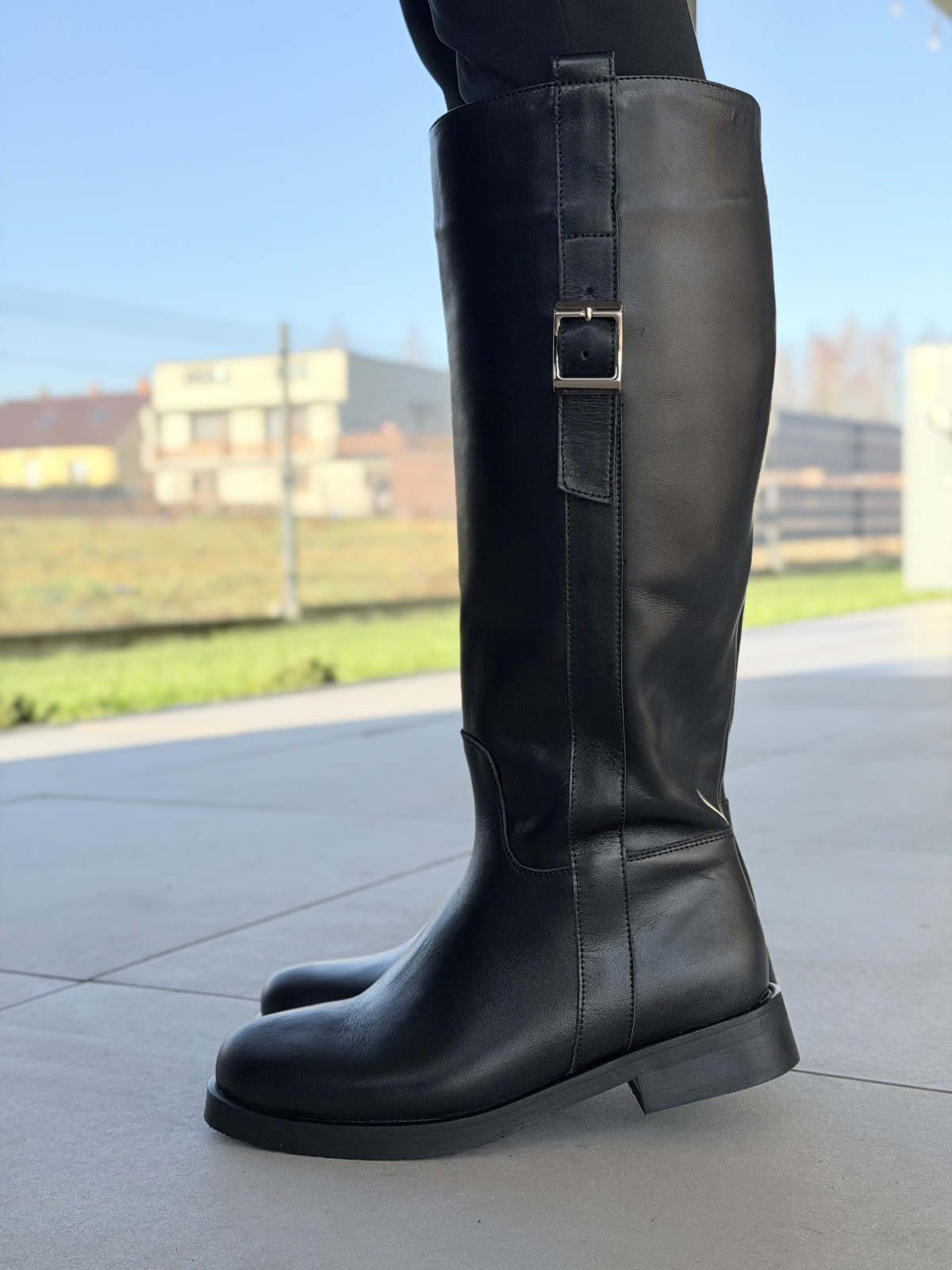 Kozaki OLEKSY ze skóry naturalnej Polskiej produkcji