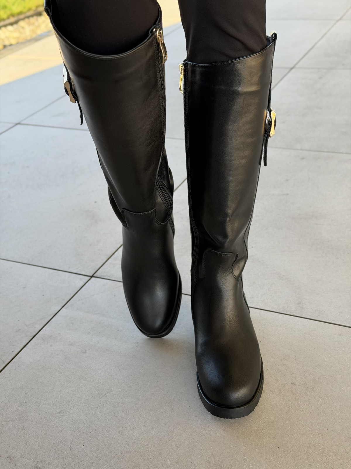 Kozaki OLEKSY ze skóry naturalnej Polskiej produkcji