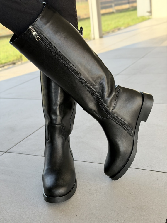 Kozaki OLEKSY ze skóry naturalnej Polskiej produkcji