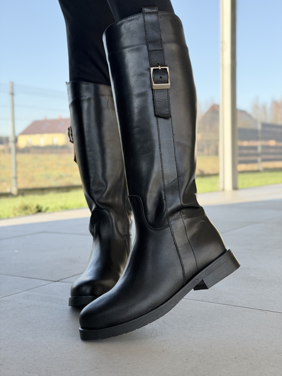 Kozaki OLEKSY ze skóry naturalnej Polskiej produkcji