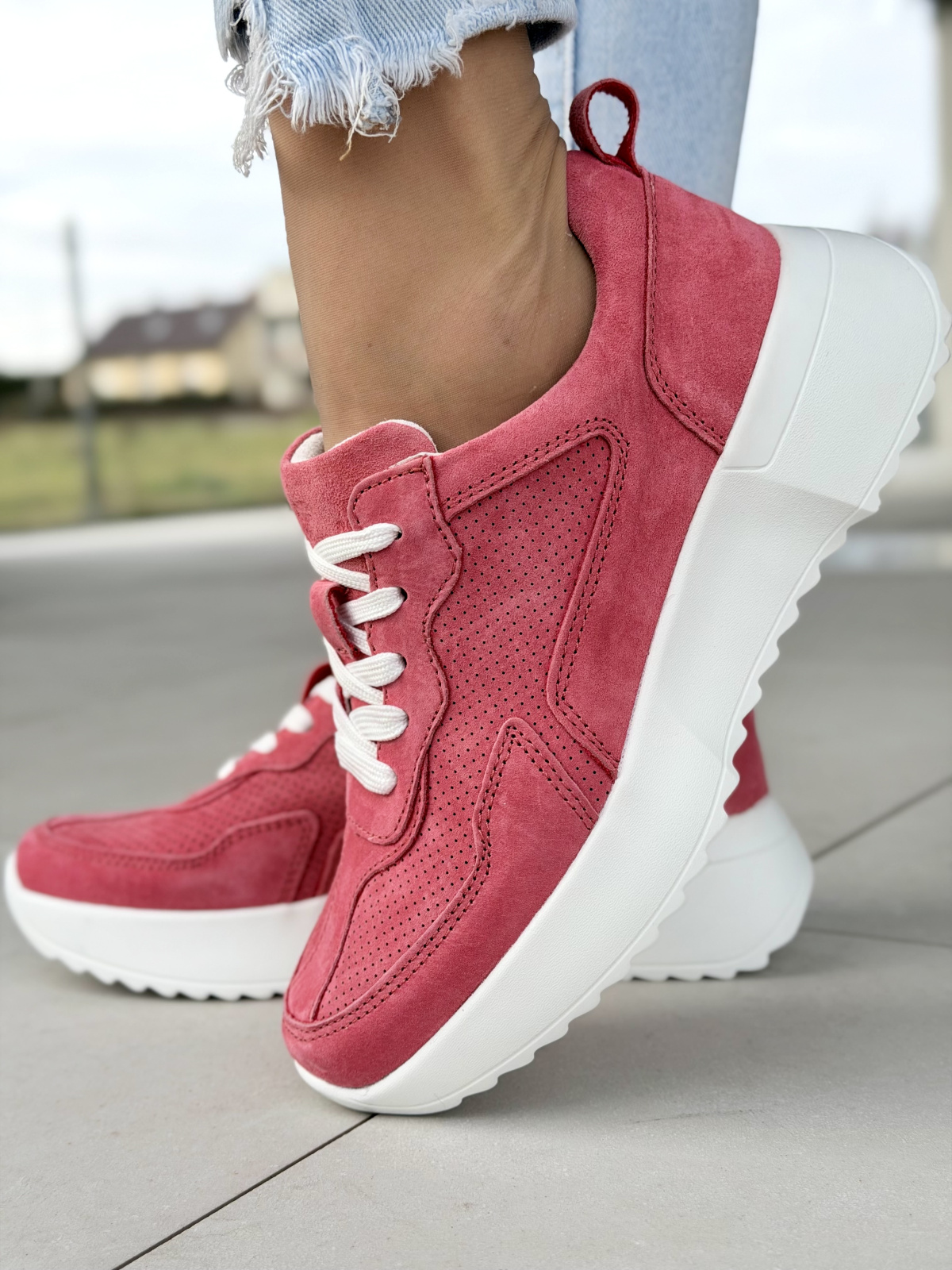 Skórzane sneakersy OLEKSY | Polska jakość, kobiecy styl