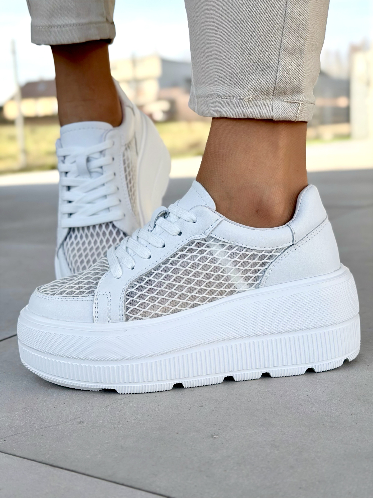 Skórzane sneakersy OLEKSY | Polska jakość, kobiecy styl