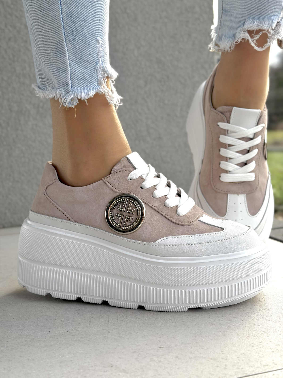 Skórzane sneakersy OLEKSY | Polska jakość, kobiecy styl