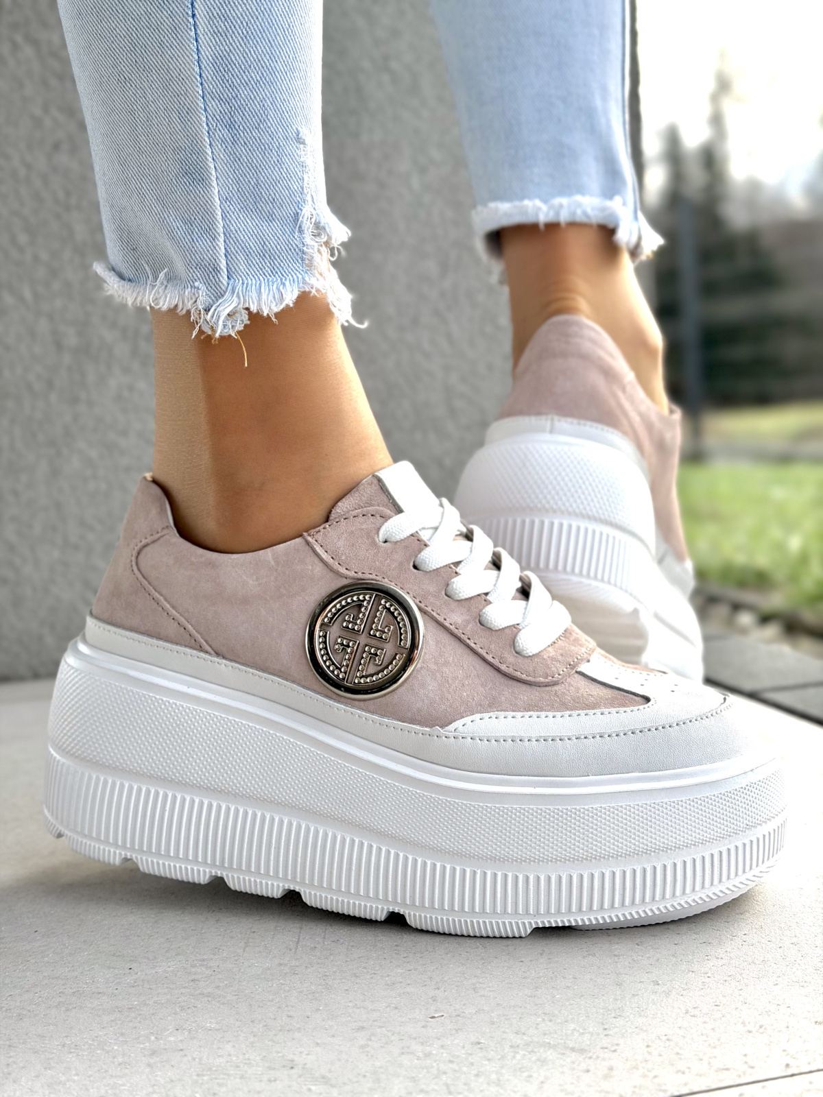 Skórzane sneakersy OLEKSY | Polska jakość, kobiecy styl