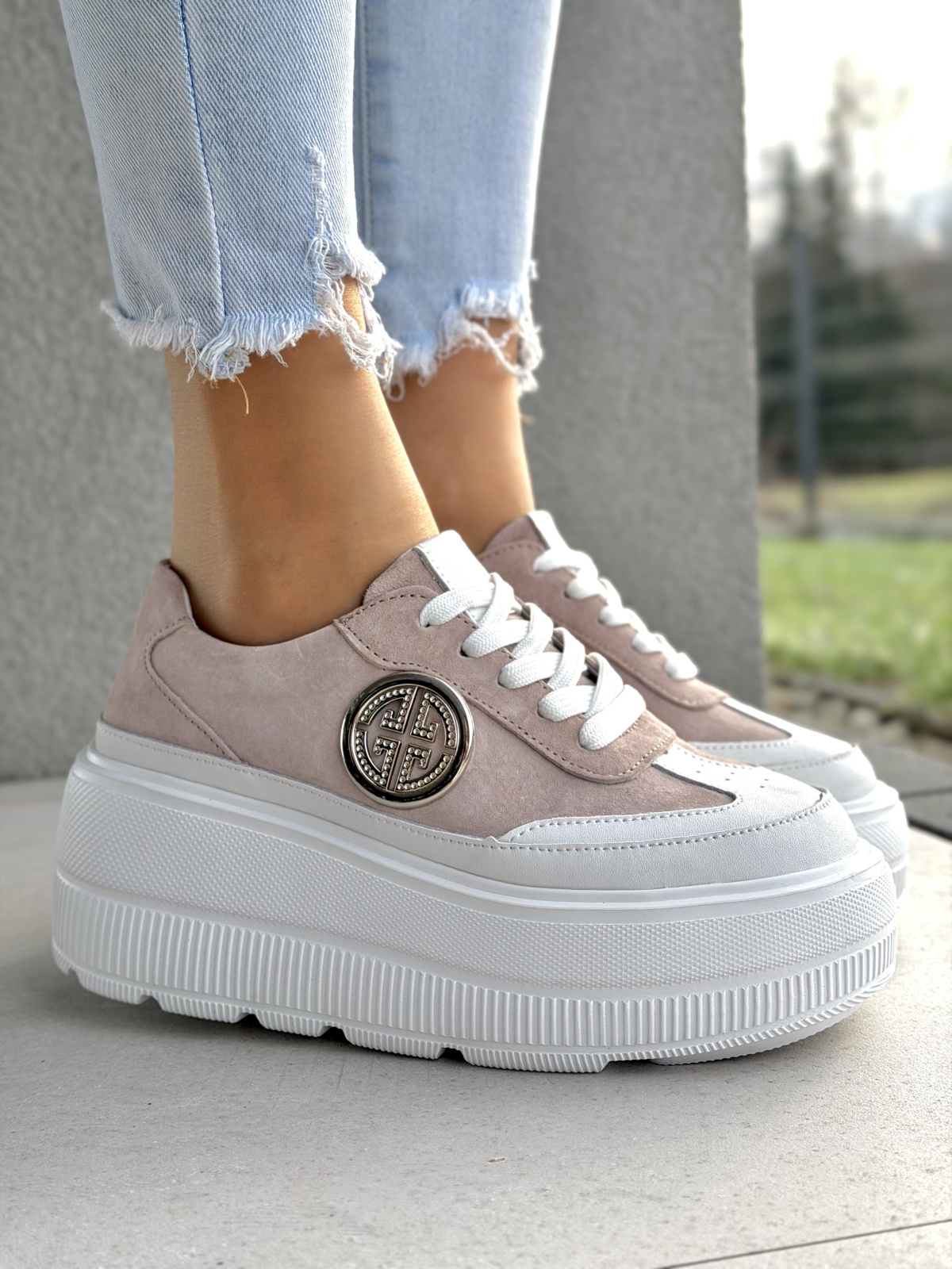 Skórzane sneakersy OLEKSY | Polska jakość, kobiecy styl