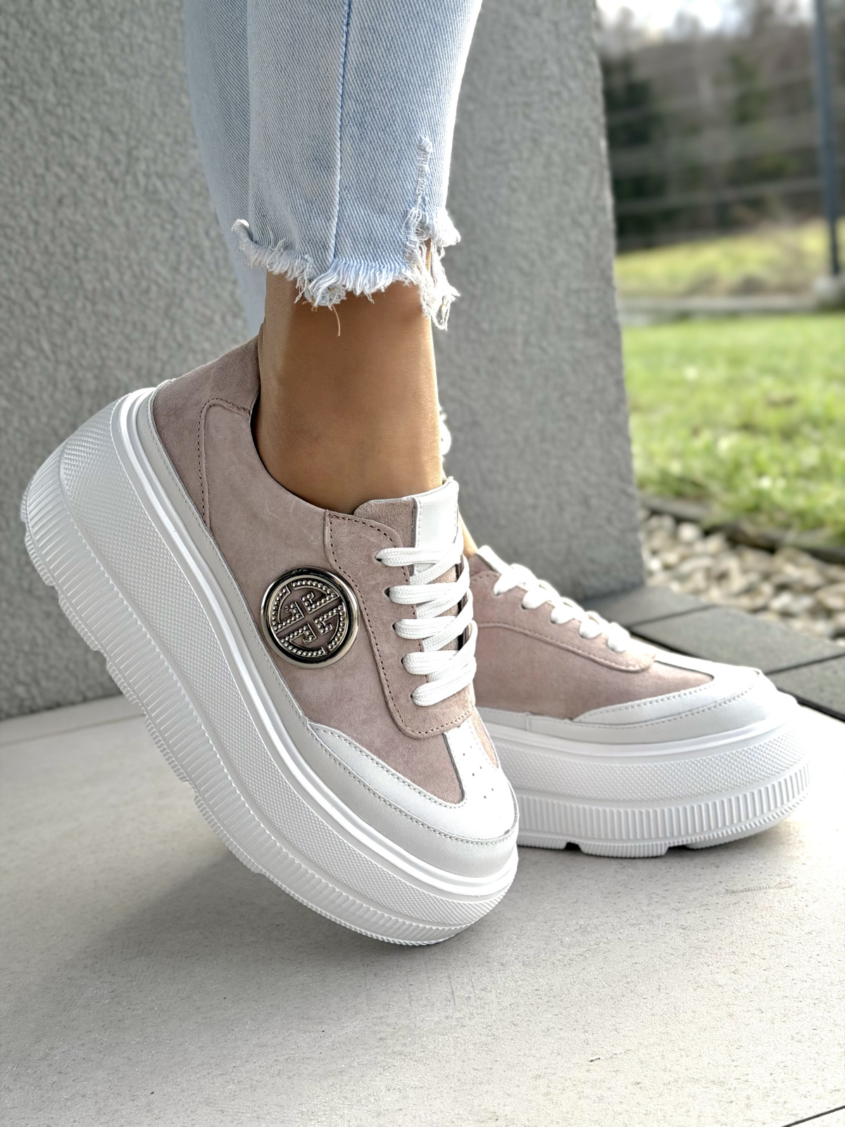 Skórzane sneakersy OLEKSY | Polska jakość, kobiecy styl