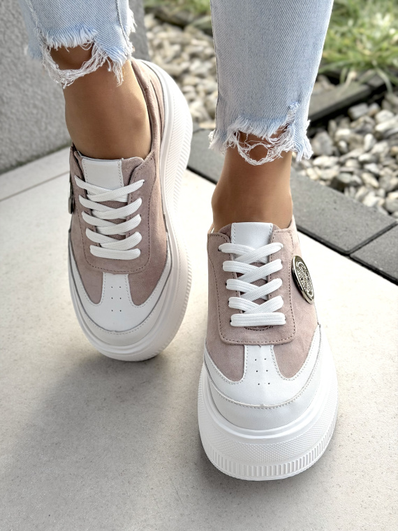 Skórzane sneakersy OLEKSY | Polska jakość, kobiecy styl