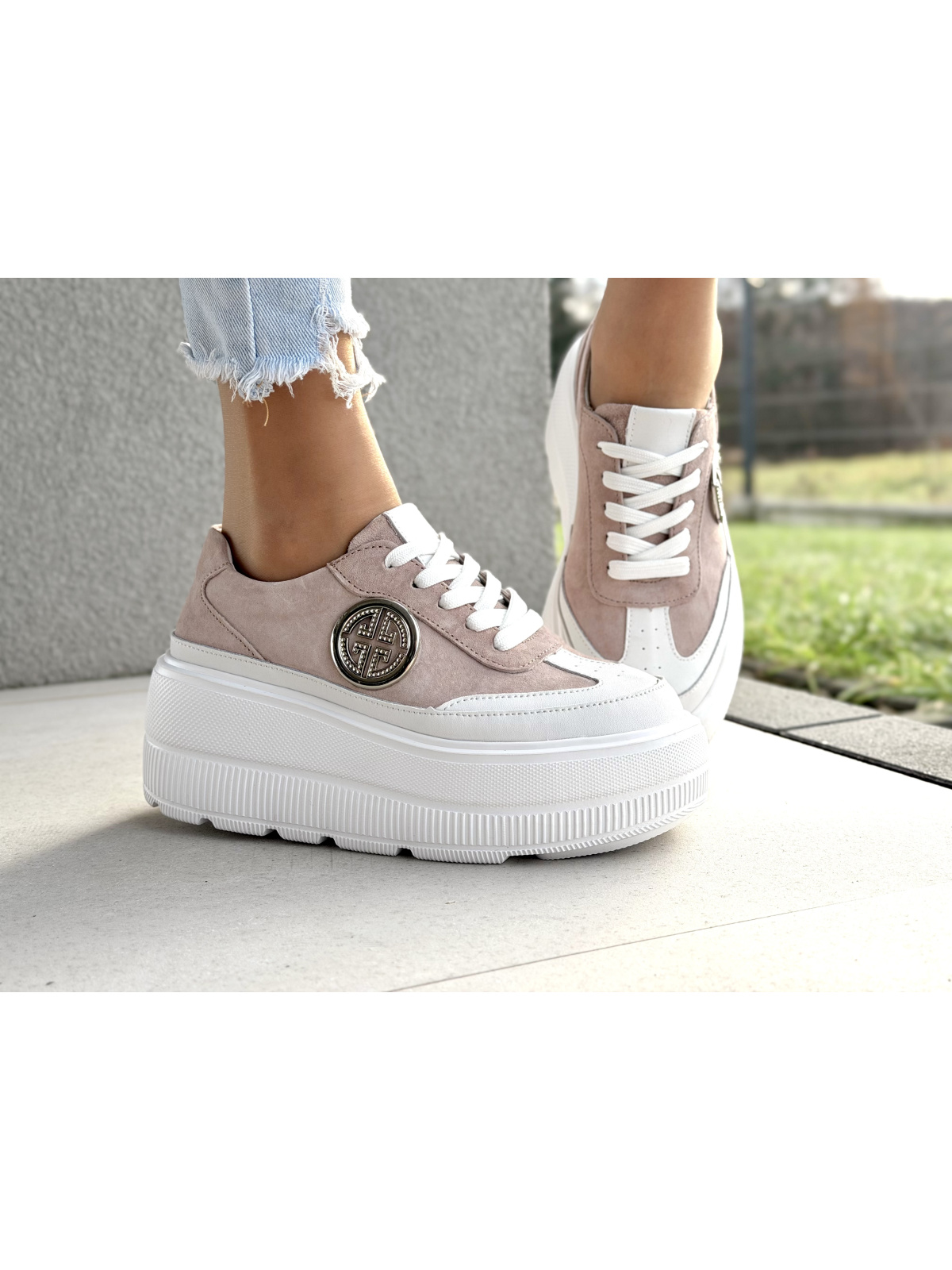 Skórzane sneakersy OLEKSY | Polska jakość, kobiecy styl