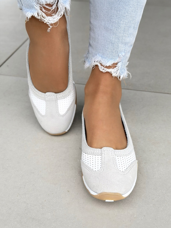 Balerinki ze skóry naturalnej OLEKSY