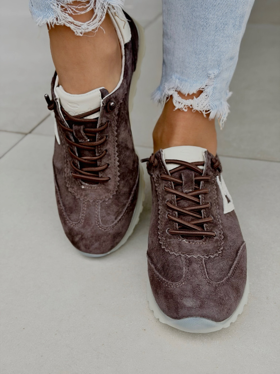 Sneakersy damskie skórzane OLEKSY