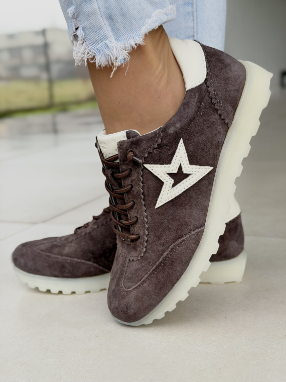 Sneakersy damskie skórzane OLEKSY