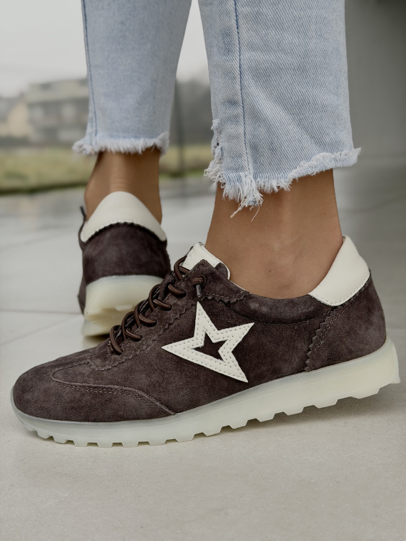 Sneakersy damskie skórzane OLEKSY