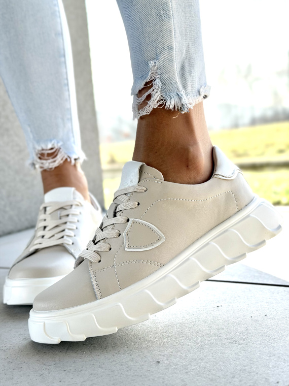 Sneakersy damskie skórzane OLEKSY