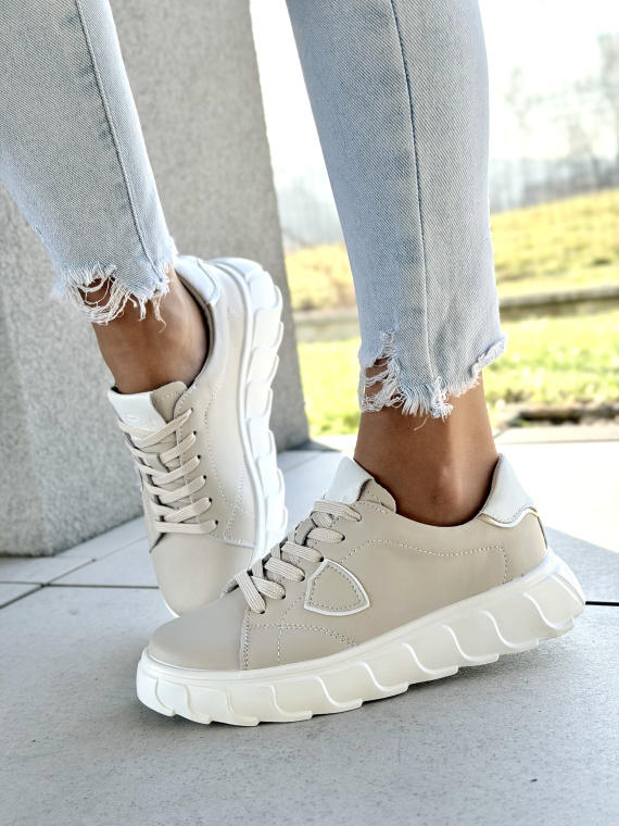 Sneakersy damskie skórzane OLEKSY