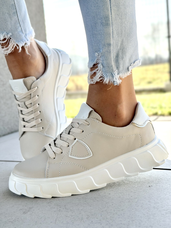 Sneakersy damskie skórzane OLEKSY