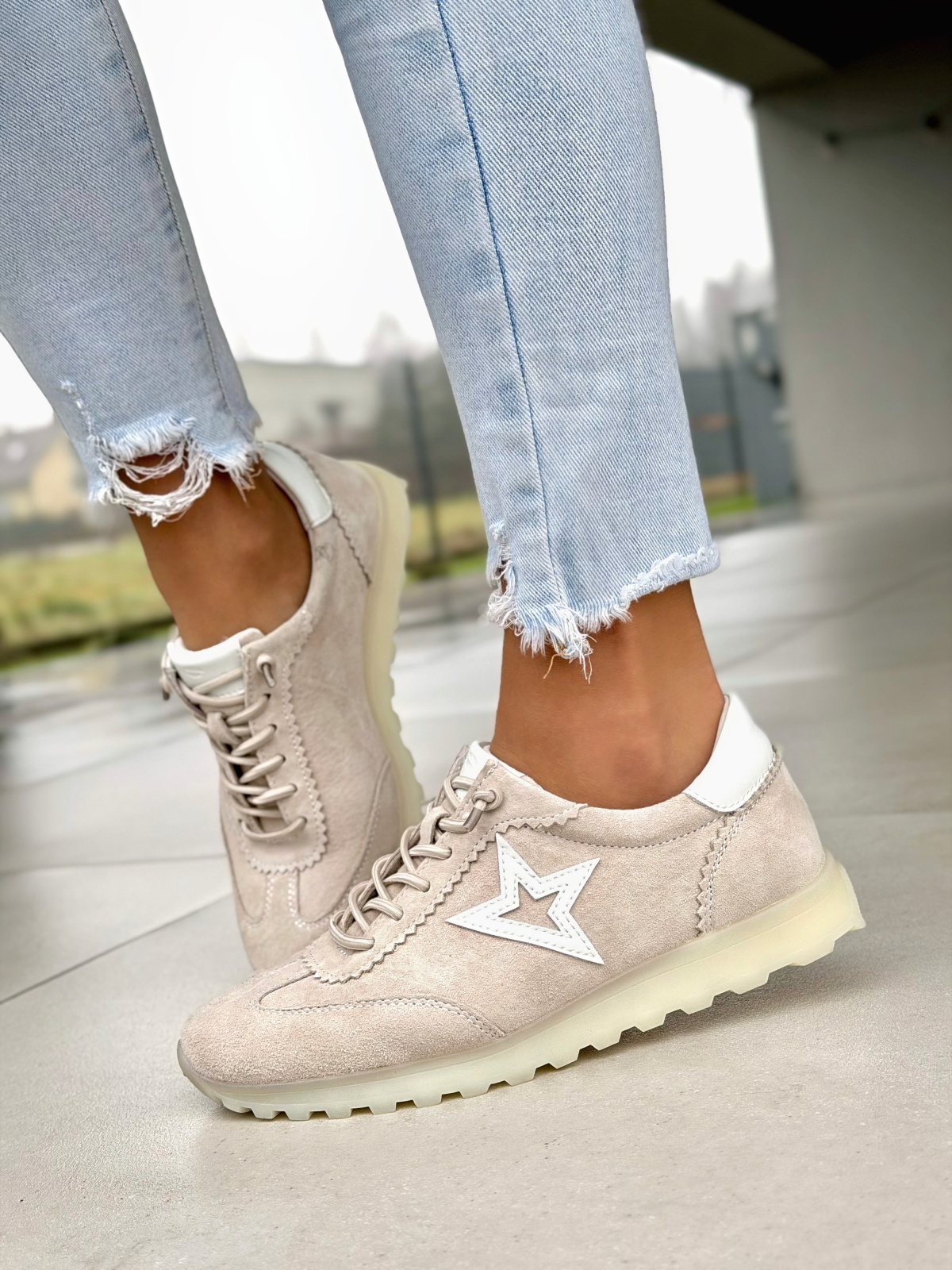 Sneakersy OLEKSY ze skóry naturalnej – codzienny komfort i styl