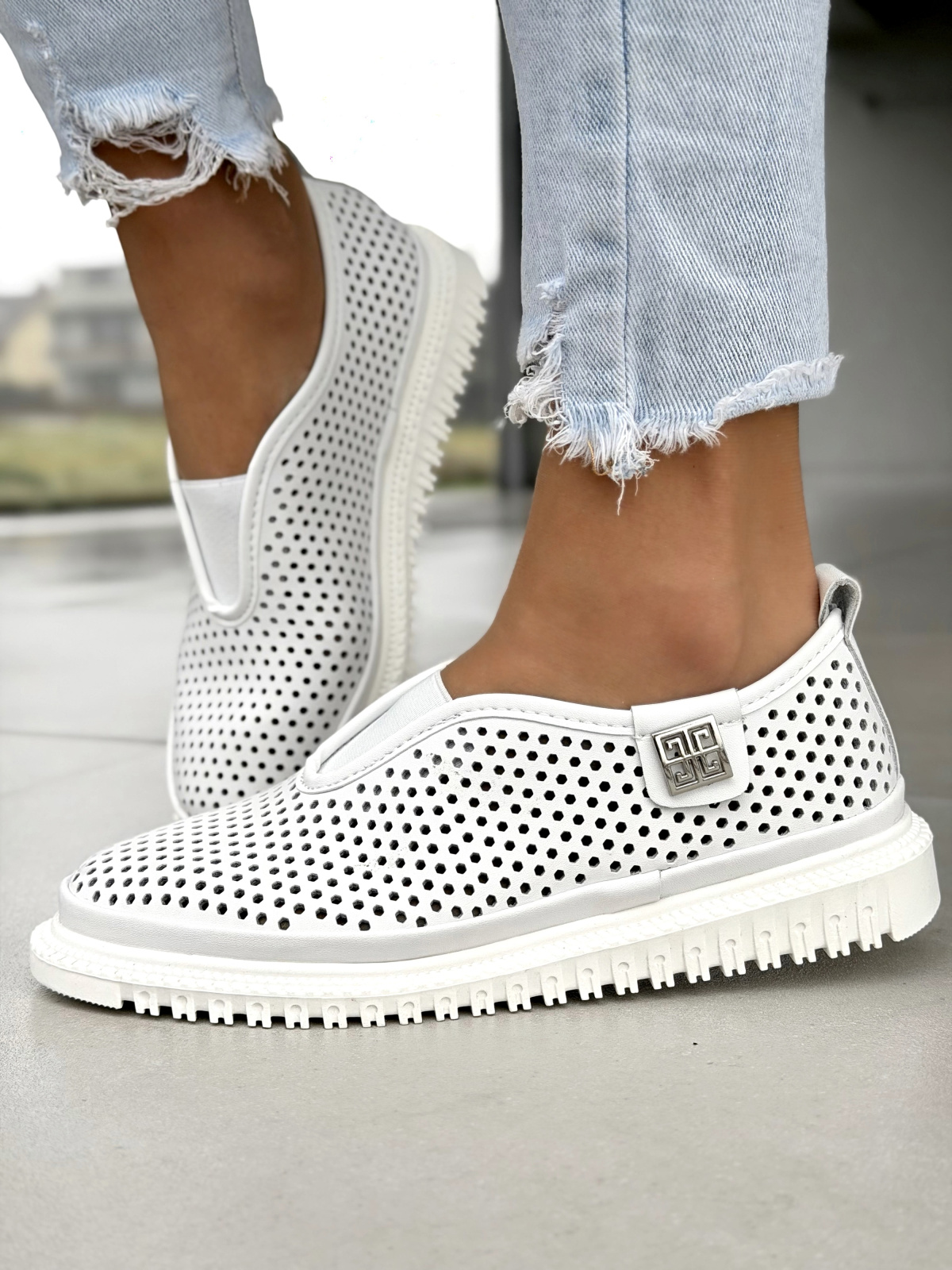 Mokasyny damskie OLEKSY ze skóry naturalnej