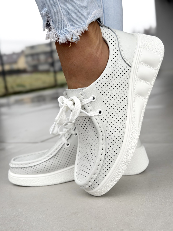 Półbuty damskie OLEKSY ze skóry naturalnej