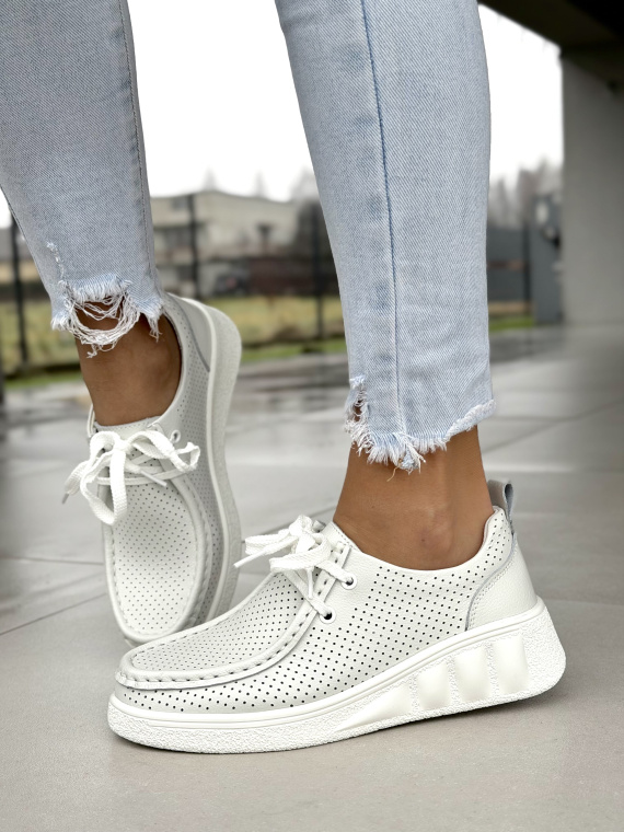 Półbuty damskie OLEKSY ze skóry naturalnej