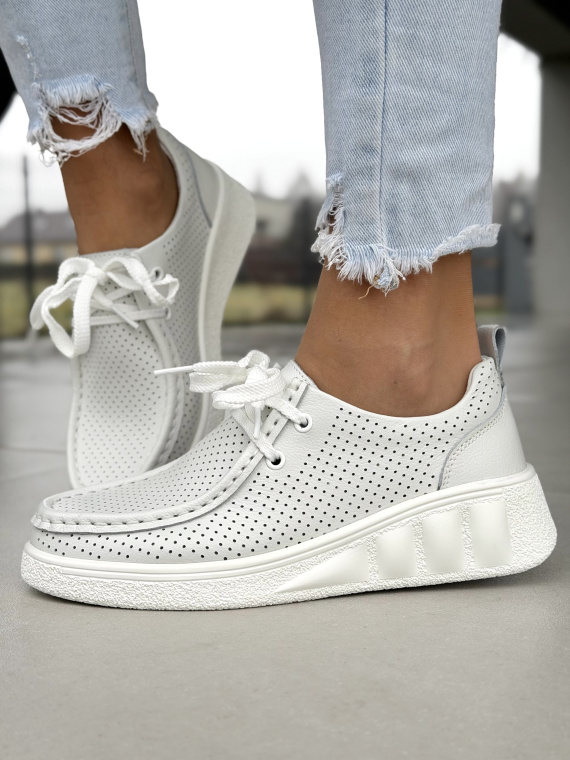 Półbuty damskie OLEKSY ze skóry naturalnej