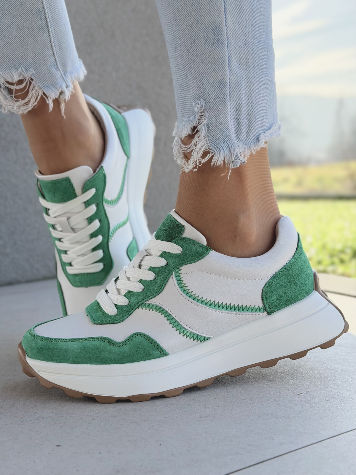 Skórzane sneakersy OLEKSY | Polska jakość, kobiecy styl