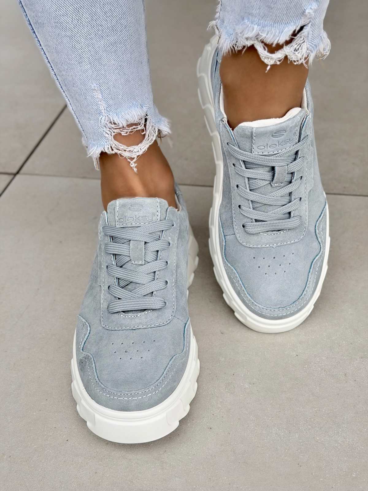 Sneakersy OLEKSY ze skóry naturalnej – codzienny komfort i styl