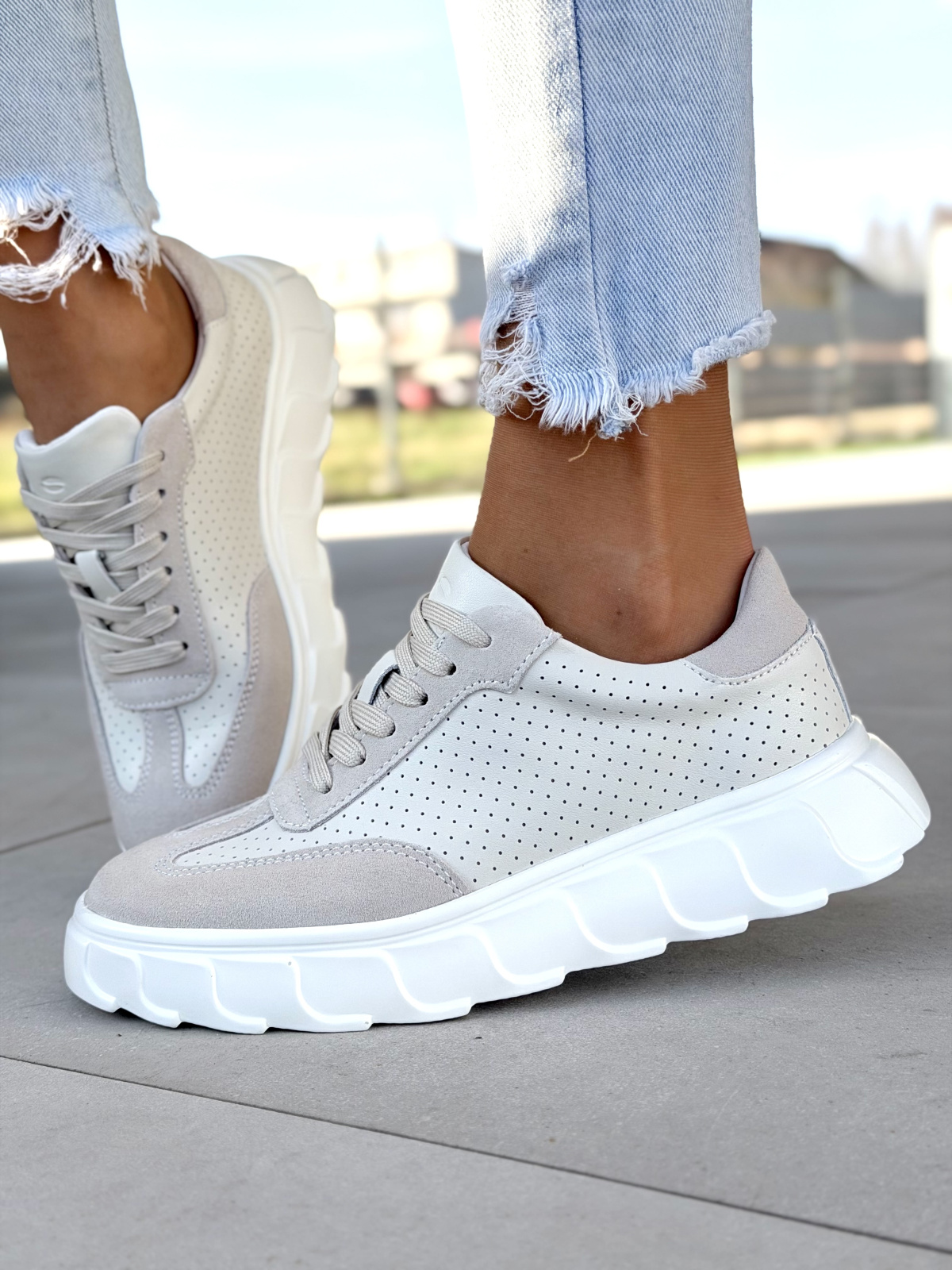 Sneakersy OLEKSY ze skóry naturalnej – codzienny komfort i styl