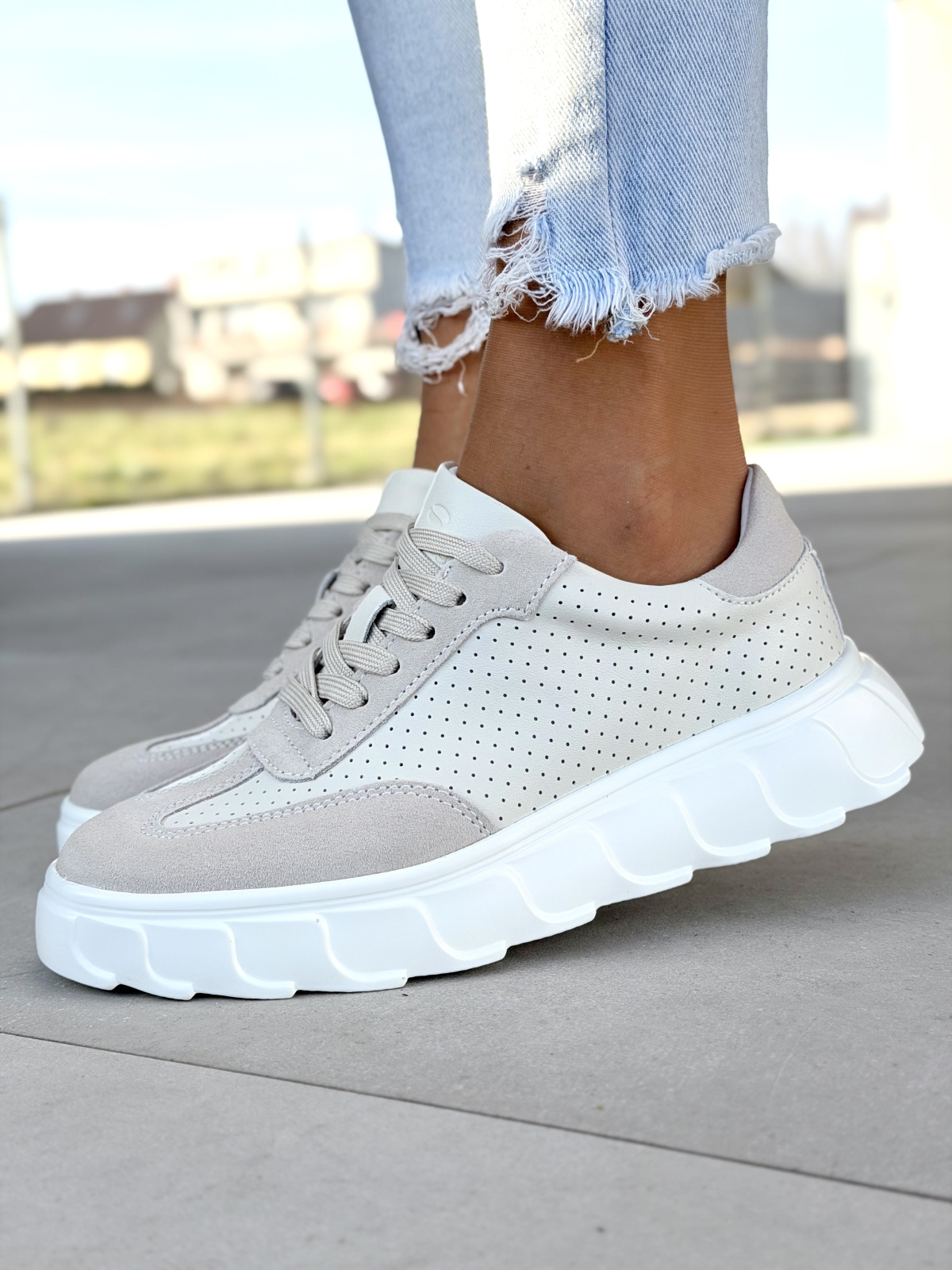 Sneakersy OLEKSY ze skóry naturalnej – codzienny komfort i styl