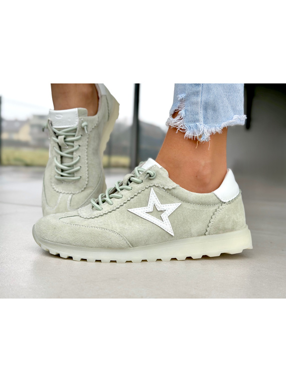 Damskie sneakersy OLEKSY ze skóry naturalnej