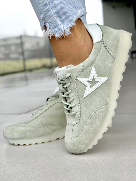 Damskie sneakersy OLEKSY ze skóry naturalnej