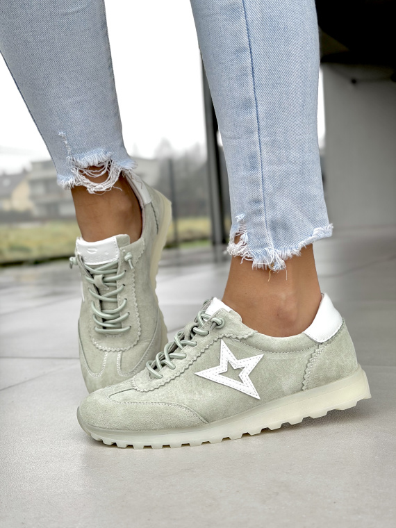 Damskie sneakersy OLEKSY ze skóry naturalnej