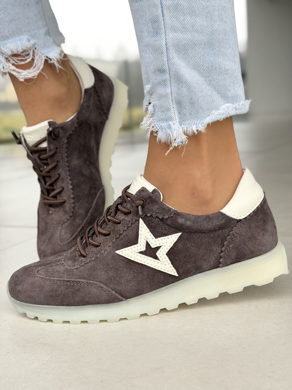 Sneakersy damskie skórzane OLEKSY