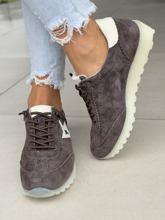 Sneakersy damskie skórzane OLEKSY