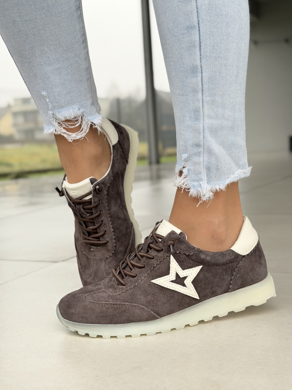 Sneakersy damskie skórzane OLEKSY