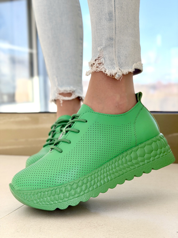 Damskie sneakersy OLEKSY ze skóry naturalnej