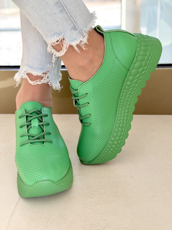 Damskie sneakersy OLEKSY ze skóry naturalnej