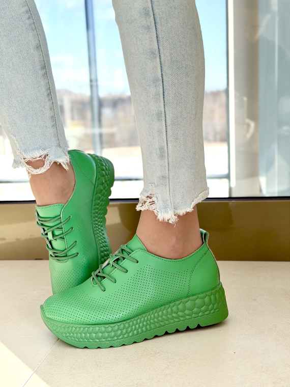 Damskie sneakersy OLEKSY ze skóry naturalnej