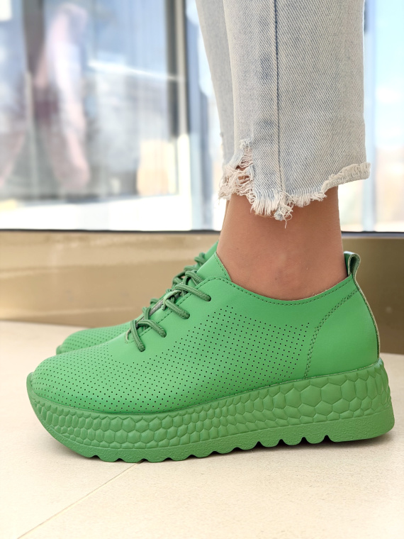 Damskie sneakersy OLEKSY ze skóry naturalnej