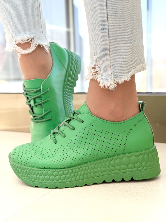 Damskie sneakersy OLEKSY ze skóry naturalnej