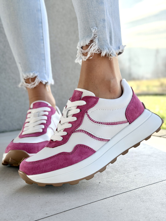 Damskie sneakersy OLEKSY ze skóry naturalnej