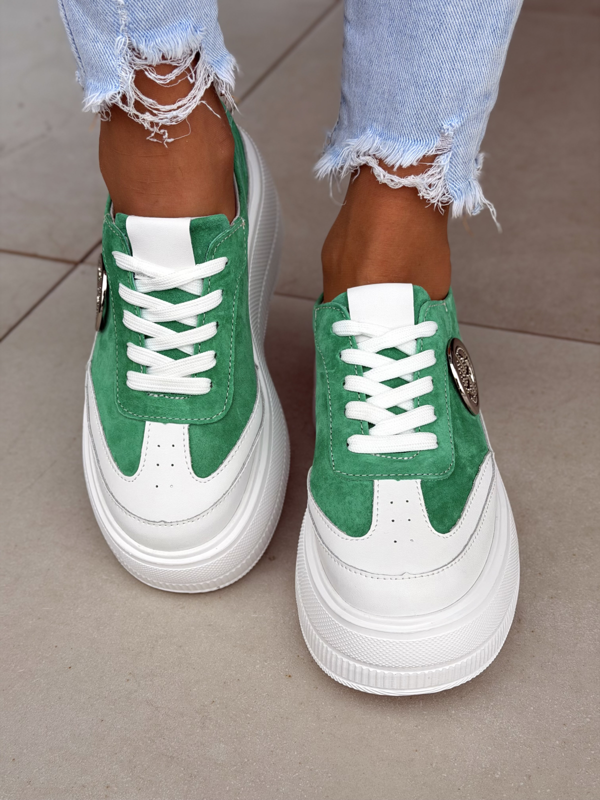 Sneakersy OLEKSY ze skóry naturalnej – codzienny komfort i styl