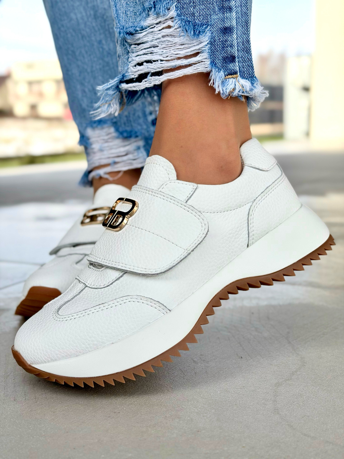 Sneakersy OLEKSY ze skóry naturalnej – codzienny komfort i styl