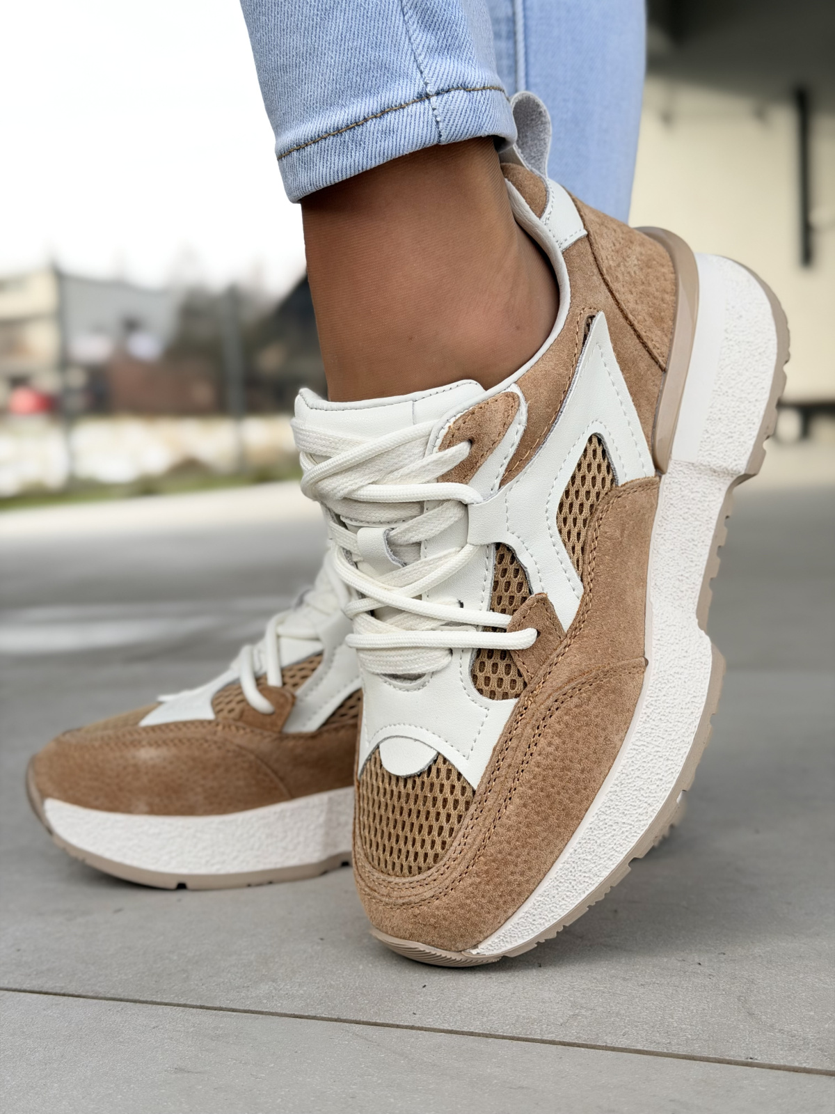 Sneakersy OLEKSY ze skóry naturalnej – codzienny komfort i styl