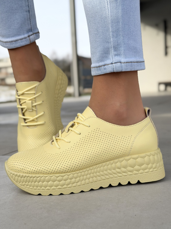 Damskie sneakersy OLEKSY ze skóry naturalnej