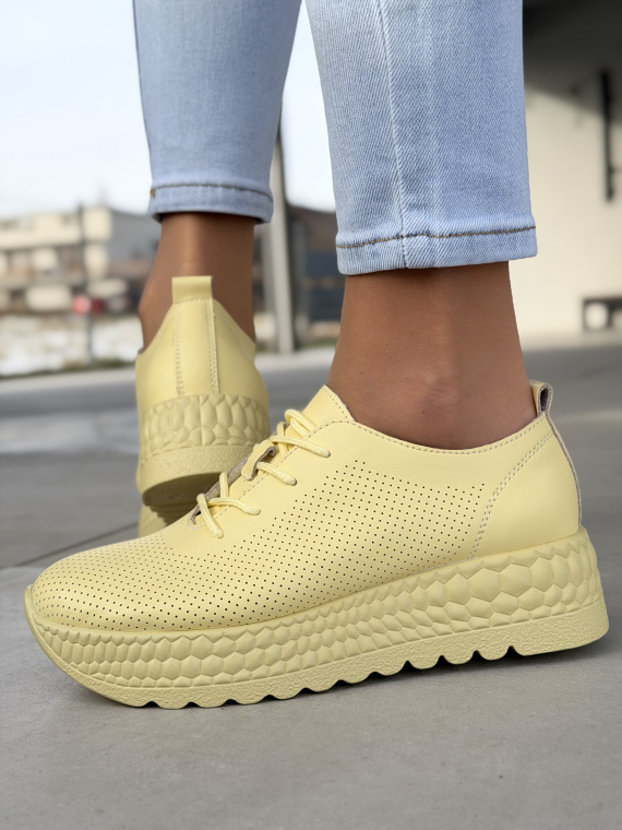 Damskie sneakersy OLEKSY ze skóry naturalnej