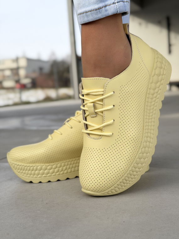 Damskie sneakersy OLEKSY ze skóry naturalnej