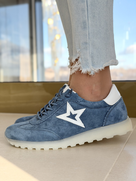 Damskie sneakersy OLEKSY ze skóry naturalnej