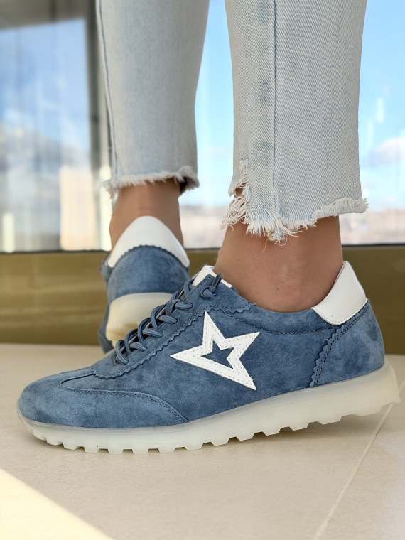 Damskie sneakersy OLEKSY ze skóry naturalnej