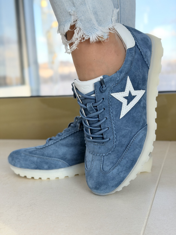 Damskie sneakersy OLEKSY ze skóry naturalnej